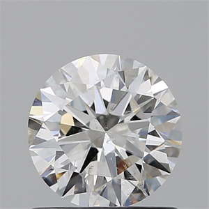 Picture of Natural Diamond 0.90 Carats, Round with Excellent Cut, H Color, SI2 Clarity and Certified by GIA