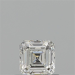 Picture of Natural Diamond 0.52 Carats, Asscher with  Cut, G Color, SI1 Clarity and Certified by GIA