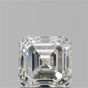 Picture of Natural Diamond 1.20 Carats, Asscher with  Cut, J Color, VS1 Clarity and Certified by GIA