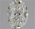 Natural Diamond 0.80 Carats, Oval with  Cut, H Color, VS2 Clarity and Certified by GIA