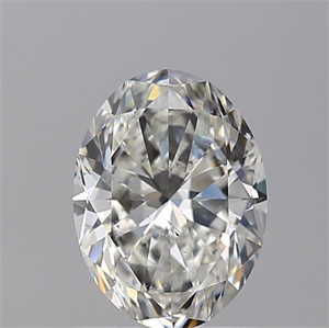 Picture of Natural Diamond 1.20 Carats, Oval with  Cut, I Color, SI1 Clarity and Certified by GIA