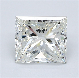 Foto Diamante Natural 1.52 quilates, Princesa , Color J, claridad VS1 y certificado GIA de