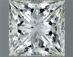 Picture of Natural Diamond 1.52 Carats, Princess with  Cut, I Color, VVS2 Clarity and Certified by IGI