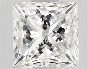 Foto Diamante Natural 0.58 quilates, Princesa , Color G, claridad VVS2 y certificado GIA de
