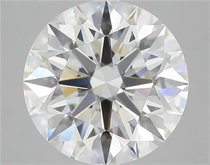 Picture of Lab Grown Diamond 4.31 Carats, Round with Ideal Cut, G Color, VS1 Clarity and Certified by IGI