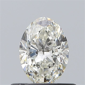 Foto Diamante Natural 0.50 quilates, Ovalado , Color I, claridad SI1 y certificado GIA de