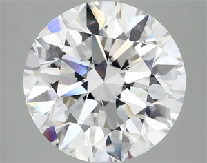Picture of Lab Grown Diamond 5.09 Carats, Round with Ideal Cut, E Color, VS2 Clarity and Certified by IGI