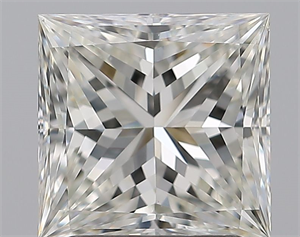 Foto Diamante Natural 1.90 quilates, Princesa , Color I, claridad VS1 y certificado GIA de