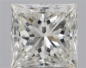Picture of Natural Diamond 1.90 Carats, Princess with  Cut, I Color, VS1 Clarity and Certified by GIA