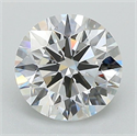 Lab Grown Diamond 1.34 Carats, Round with Ideal Cut, E Color, VS2 Clarity and Certified by IGI