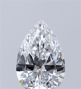 Picture of Natural Diamond 0.40 Carats, Pear with  Cut, D Color, VVS1 Clarity and Certified by GIA