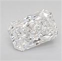 Lab Grown Diamond 0.95 Carats, Radiant with  Cut, D Color, VVS1 Clarity and Certified by IGI