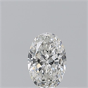 Natural Diamond 0.70 Carats, Oval with  Cut, F Color, SI1 Clarity and Certified by GIA