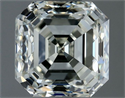 Natural Diamond 1.02 Carats, Asscher with  Cut, J Color, VS1 Clarity and Certified by IGI