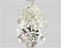 Natural Diamond 1.30 Carats, Pear with  Cut, I Color, VS2 Clarity and Certified by IGI