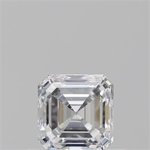 Foto Diamante Natural 0.50 quilates, Asscher , Color D, claridad SI1 y certificado GIA de