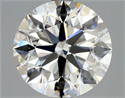 Natural Diamond 2.50 Carats, Round with Excellent Cut, F Color, VS2 Clarity and Certified by GIA
