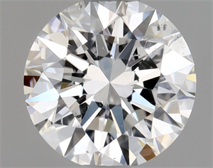 Picture of Natural Diamond 0.71 Carats, Round with Excellent Cut, D Color, SI2 Clarity and Certified by GIA