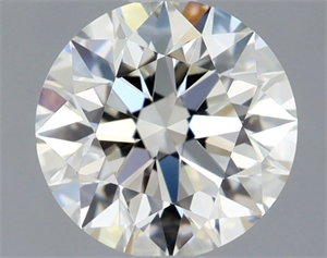 Picture of Natural Diamond 0.90 Carats, Round with Excellent Cut, I Color, VS1 Clarity and Certified by GIA