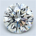 Diamante Natural 3.04 quilates, Redondo , Color J, claridad SI2 y certificado GIA