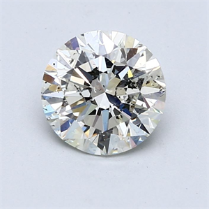 Picture of Natural Diamond 1.50 Carats, Round with Excellent Cut, I Color, SI2 Clarity and Certified by IGI
