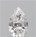 Diamante Natural 0.52 quilates, De pera , Color F, claridad VVS1 y certificado GIA
