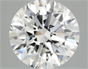 Del inventario de diamantes de laboratorio, 2.38 quilates, Redondo , Color F, claridad VVS2 y certificado IGI