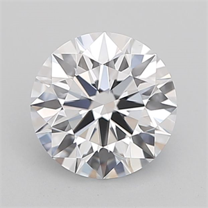 Picture of Lab Grown Diamond 1.05 Carats, Round with Ideal Cut, E Color, IF Clarity and Certified by IGI