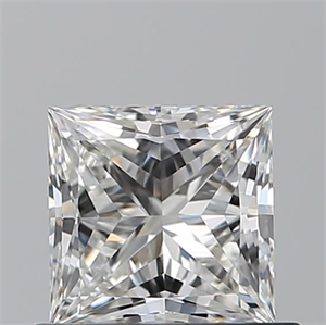 Picture of Natural Diamond 0.70 Carats, Princess with  Cut, F Color, VVS1 Clarity and Certified by GIA