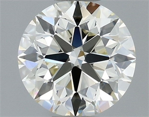 Picture of Natural Diamond 0.80 Carats, Round with Excellent Cut, L Color, VVS2 Clarity and Certified by IGI