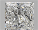 Diamante Natural 2.21 quilates, Princesa , Color F, claridad SI2 y certificado GIA