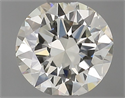 Diamante Natural 0.65 quilates, Redondo , Color J, claridad VVS2 y certificado IGI
