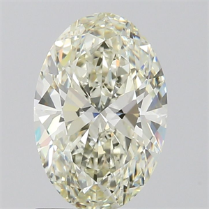 Picture of Natural Diamond 1.51 Carats, Oval with  Cut, K Color, VS2 Clarity and Certified by GIA