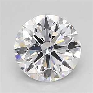 Picture of Lab Grown Diamond 1.19 Carats, Round with Very Good Cut, D Color, FL Clarity and Certified by GIA
