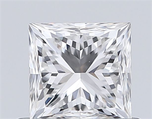 Picture of Natural Diamond 0.70 Carats, Princess with  Cut, I Color, VS1 Clarity and Certified by GIA