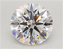 Lab Grown Diamond 3.03 Carats, Round with Ideal Cut, E Color, VVS2 Clarity and Certified by IGI