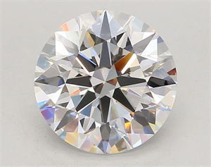 Picture of Lab Grown Diamond 3.03 Carats, Round with Ideal Cut, E Color, VVS2 Clarity and Certified by IGI