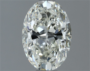 Picture of Natural Diamond 1.21 Carats, Oval with  Cut, I Color, VS2 Clarity and Certified by IGI