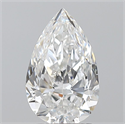 Diamante Natural 2.01 quilates, De pera , Color F, claridad SI2 y certificado GIA