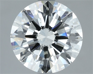 Picture of Natural Diamond 3.01 Carats, Round with Excellent Cut, J Color, SI2 Clarity and Certified by GIA