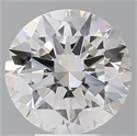 Lab Grown Diamond 5.52 Carats, Round with Excellent Cut, F Color, VVS2 Clarity and Certified by IGI