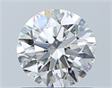 Diamante Natural 0.70 quilates, Redondo , Color G, claridad SI1 y certificado GIA