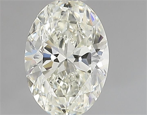 Picture of Natural Diamond 1.00 Carats, Oval with  Cut, K Color, VVS2 Clarity and Certified by IGI