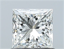 Diamante Natural 0.70 quilates, Princesa , Color G, claridad VVS1 y certificado GIA