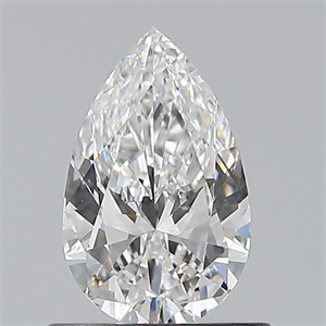 Picture of Natural Diamond 0.68 Carats, Pear with  Cut, E Color, VS2 Clarity and Certified by GIA