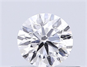 Natural Diamond 0.40 Carats, Round with Excellent Cut, E Color, SI2 Clarity and Certified by GIA