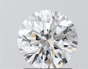 Picture of Lab Grown Diamond 1.34 Carats, Round with Ideal Cut, D Color, VVS1 Clarity and Certified by IGI