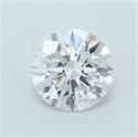 Lab Grown Diamond 1.00 Carats, Round with Ideal Cut, D Color, VS1 Clarity and Certified by IGI