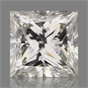 Natural Diamond 0.19 Carats, Princess with  Cut, H Color, VS1 Clarity and Certified by GIA
