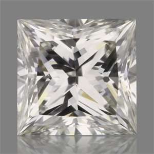 Picture of Natural Diamond 0.19 Carats, Princess with  Cut, H Color, VS1 Clarity and Certified by GIA
